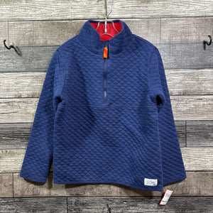 CREWCUTS 1/4 ZIP QUILTED PULLOVER 8