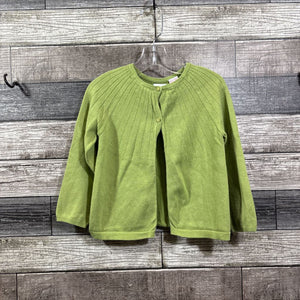 ZARA GREEN CARDIGAN SWEATER 3/4
