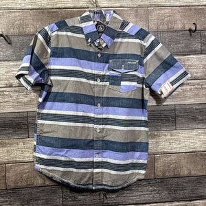 VOLCOM SS BUTTON DOWN SHIRT 8/10