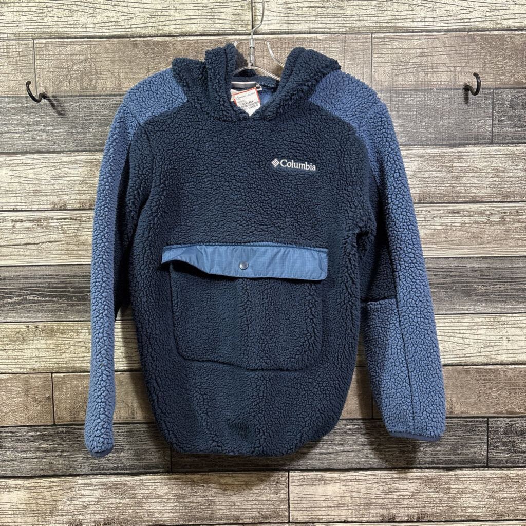 COLUBIA FLEECE HOODED PULL OVER 8