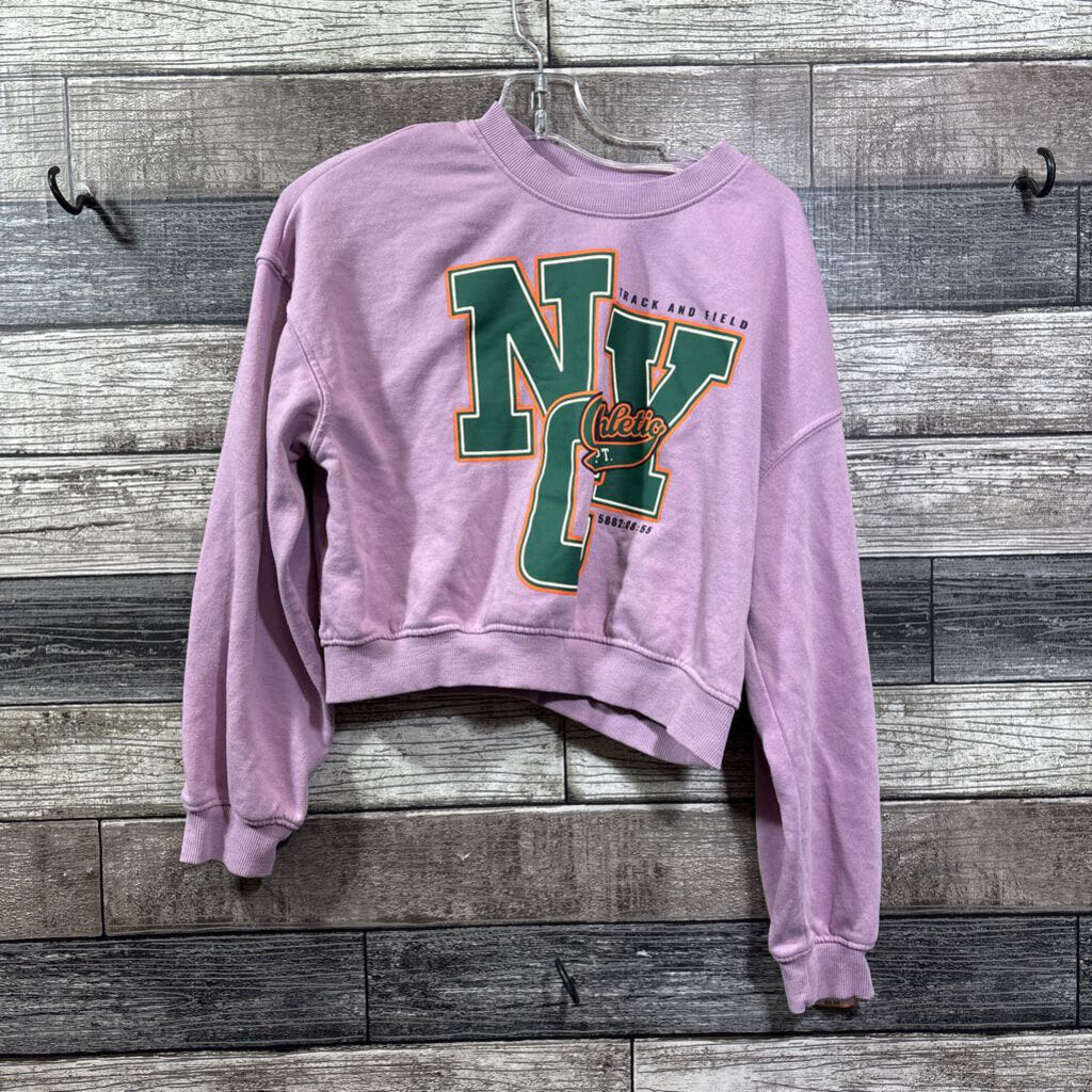 H&M PRINTED CROPPED SWEATSHIRT 8