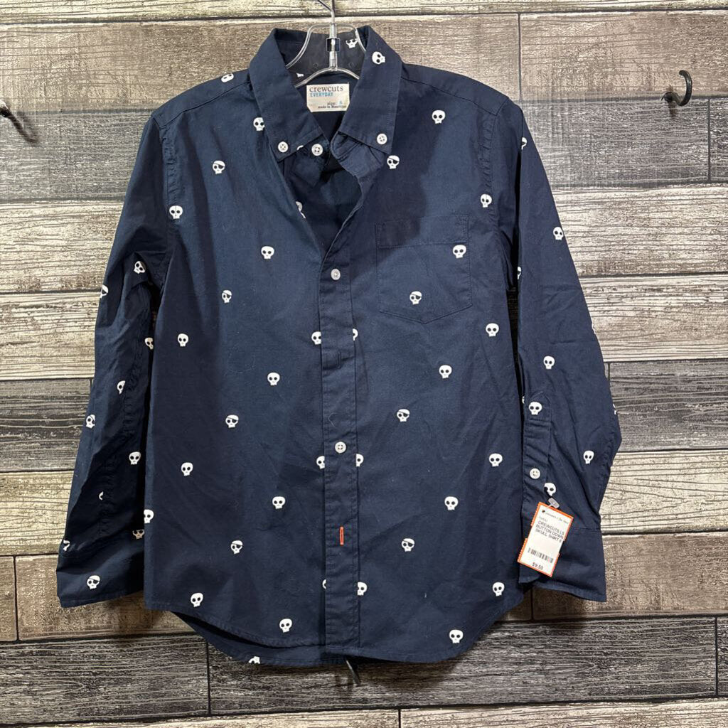 CREWCUTS LS BUTTON DOWN SKULL SHIRT 8