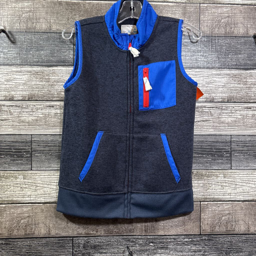 CREWCUTS FLEECE LINED COTTON VEST 6/7