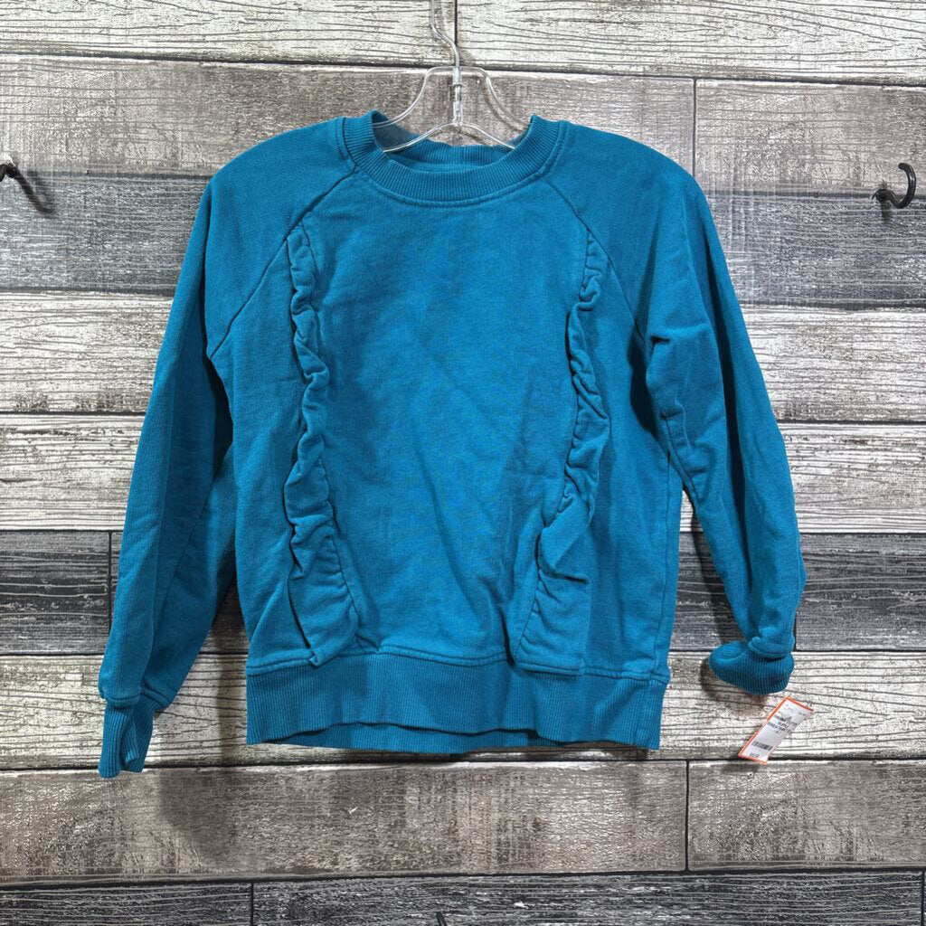 HANNA COTTON RUFFLE SWEATSHIRT 120 / 6-7