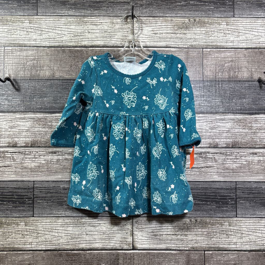 HANNA LS COTTON PRINTED DRESS 75 / 12-18 MO
