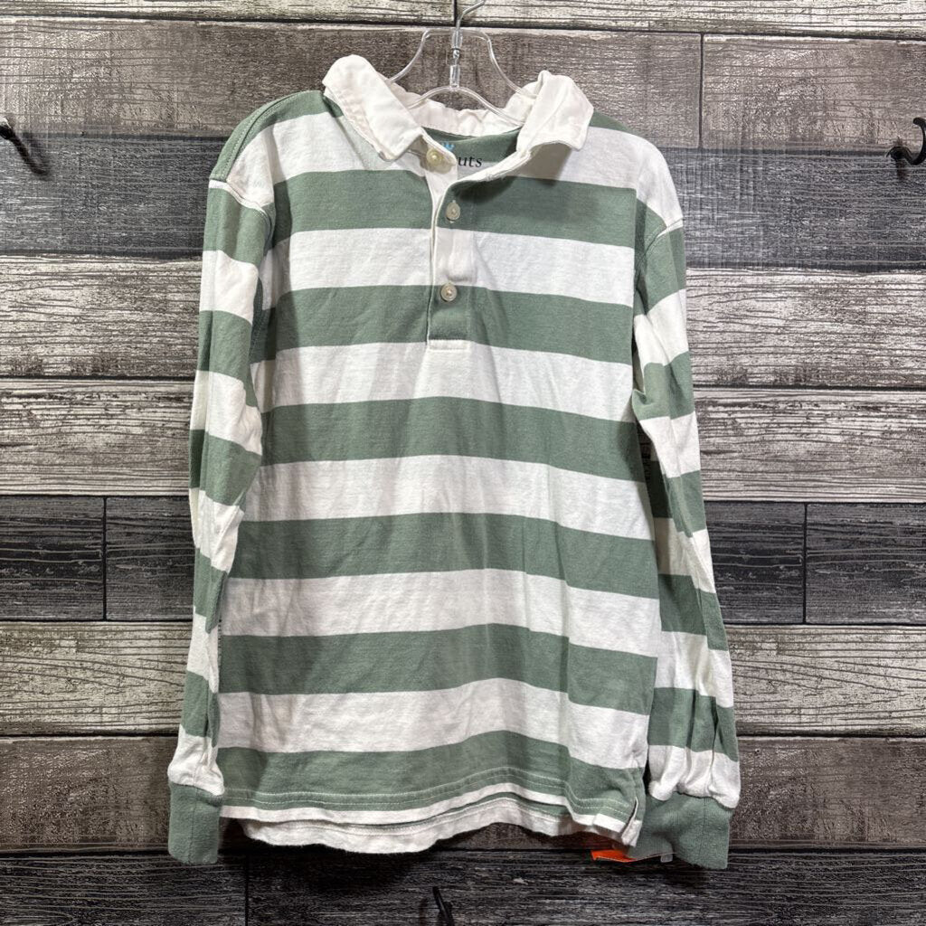 CREWCUTS LS POLO SHIRT 10/12