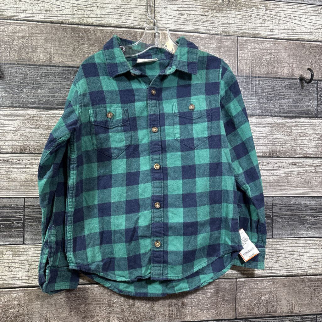 HANNA LS BUTTON DOWN FLANNEL SHIRT 110 / 5