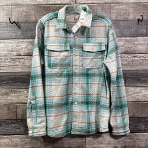 NWT CREWCUTS LS BUTTON DOWN SUPER SOFT PLAID SHIRT 14