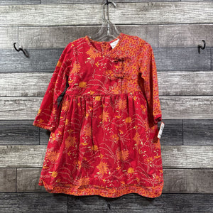 HANNA COTTON LS FLORAL DRESS 100 / 4
