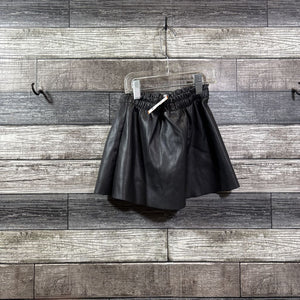 ISAAC MIZRAHI FAUX LEATHER SKIRT 4