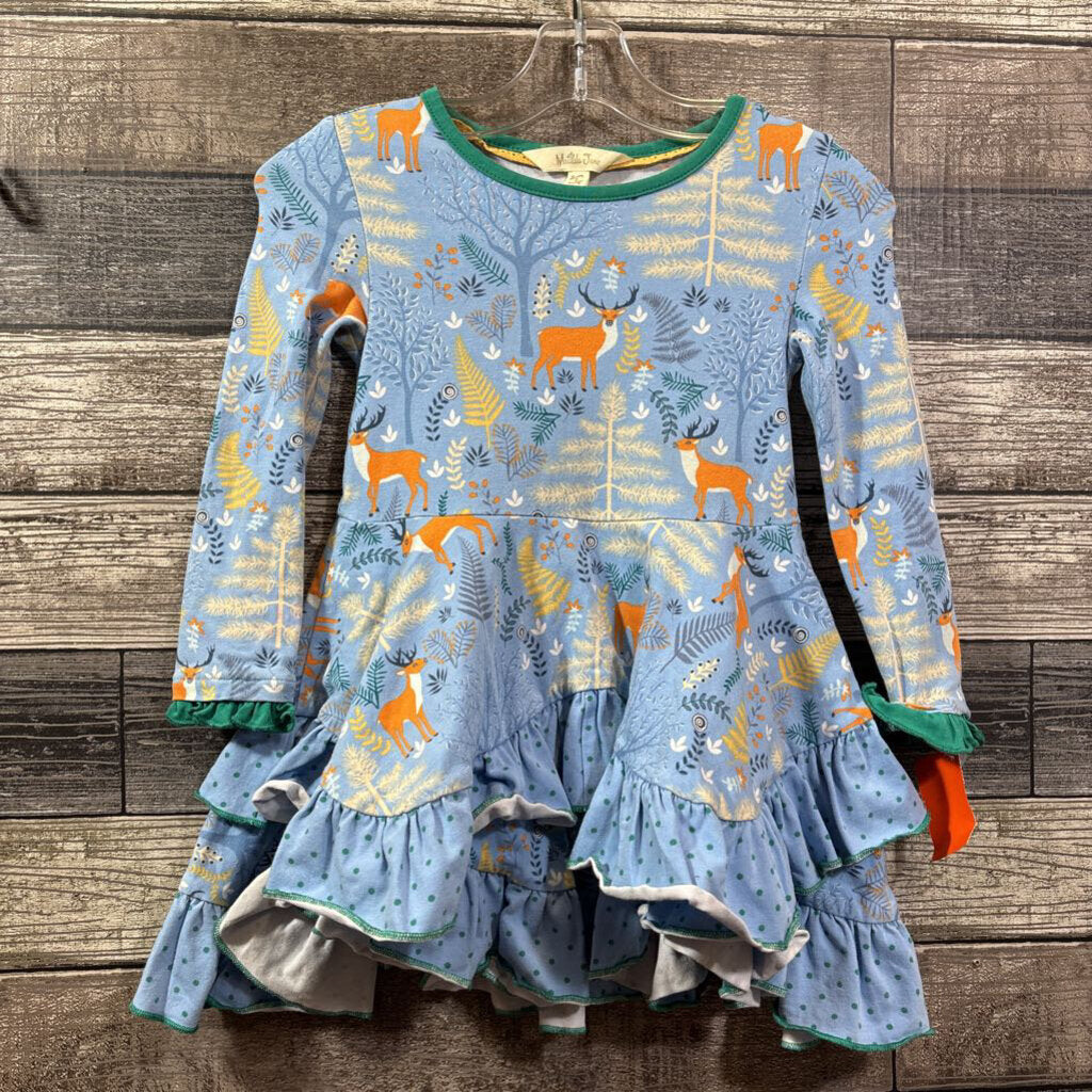 MATILDA JANE LS PRINTED COTTON DRESS 2