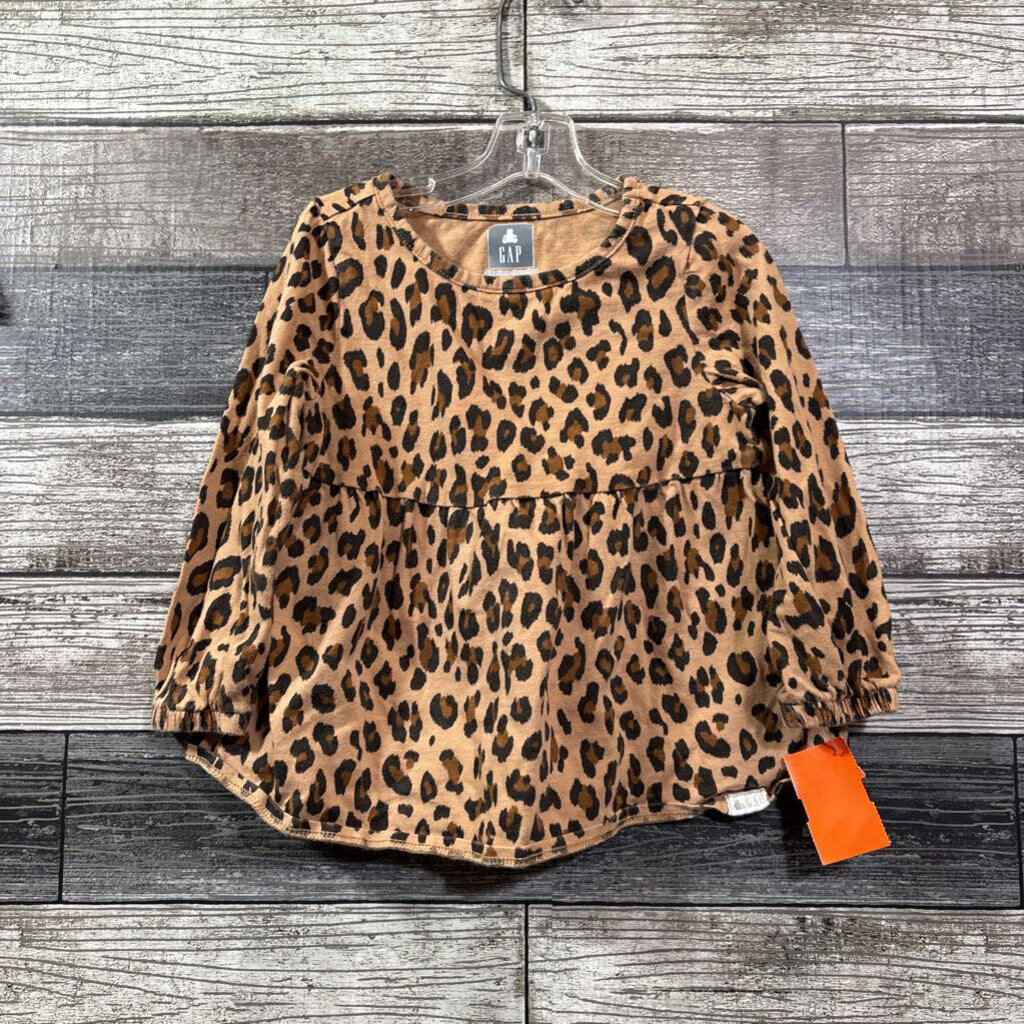 GAP ORGANIC LS ANIMAL PRINT SHIRT 3