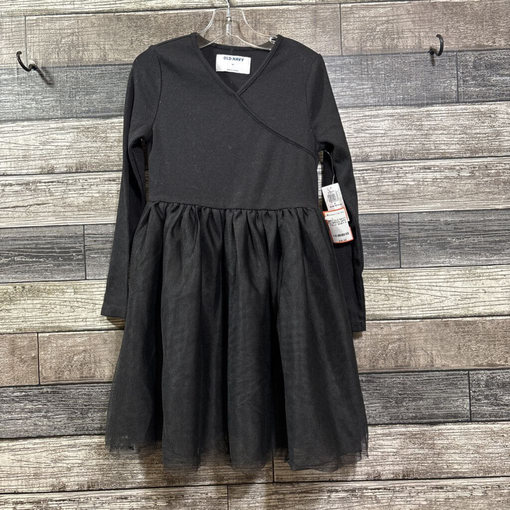 NWT OLD NAVY LS DRESS WITH TULLE SKIRT 6