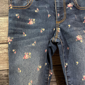 NWT GAP FLORAL STRETCH SUPER SKINNY JEANS 6