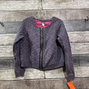 TEA COTTON CROPPED ZIP CARIDGAN 6