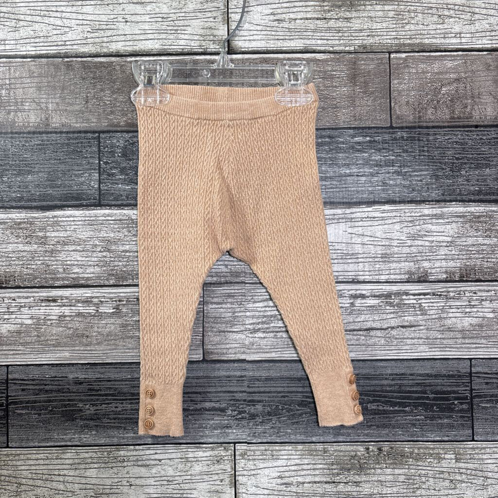ZARA CABLE KNIT LEGGINGS 12-18 MO