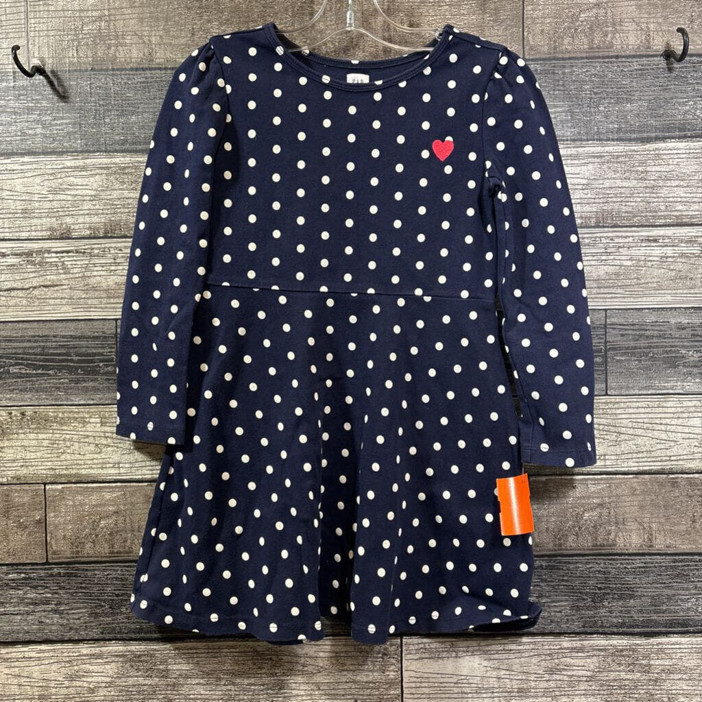 GAP LS POLKA DOT DRESS 6/7