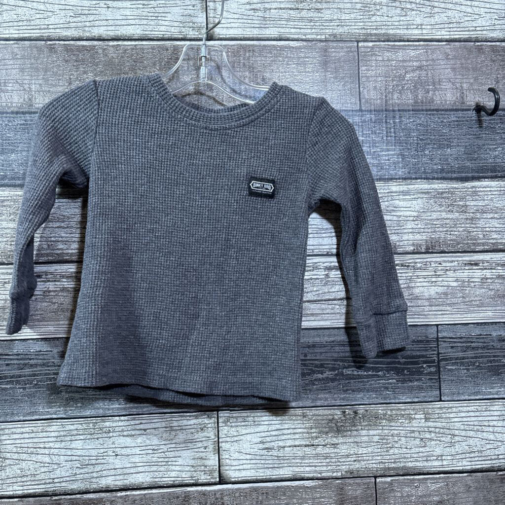 BINKY BROS LS WAFFLE WEAVE SHIRT 18-24 MO