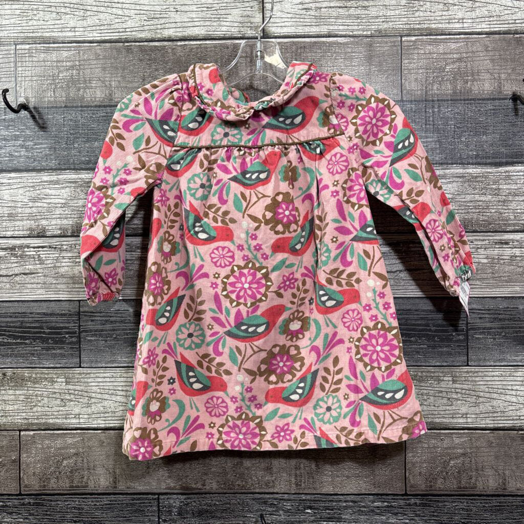 MINI BODEN LS CORDUROY DRESS 2/3