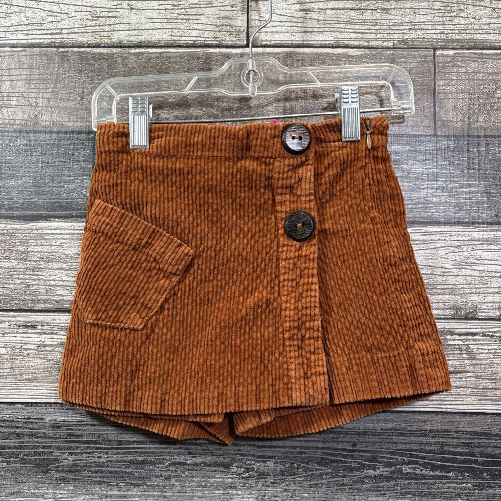 ZARA CORDUROY SKORT 6