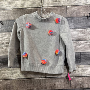 CREWCUTS COTTON POM SWEATER 6/7