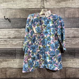 GO GENTLY BABY ORGANIC LS FLORAL DRESS 3