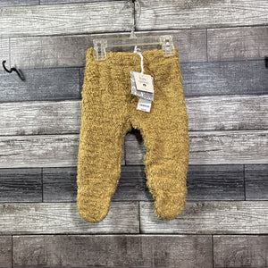 NWT KATE QUINN ORGANIC SHERPA FOOTIE PANTS 3-6 MO