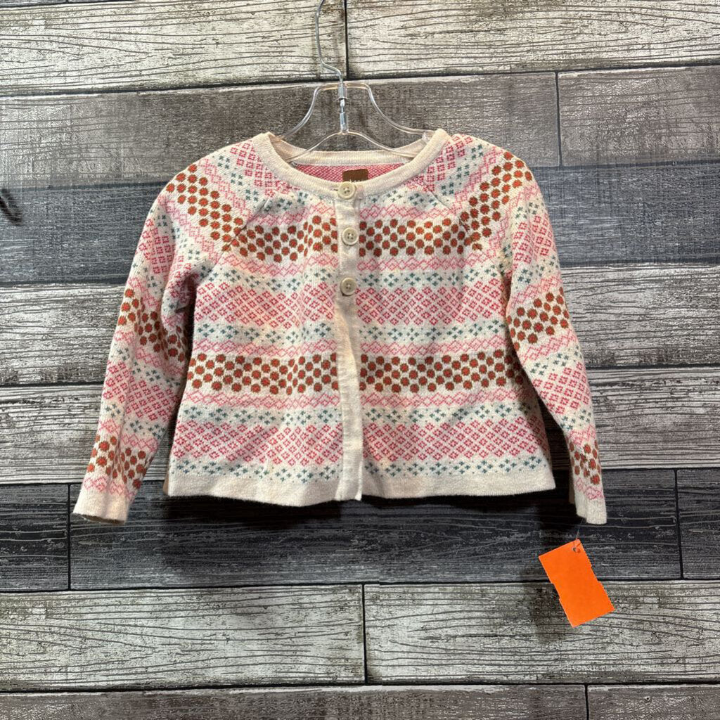 TEA COTTON CARDIGAN SWEATER 2/3