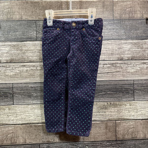 RALPH LAUREN DOTTED CORDUROY PANTS 2