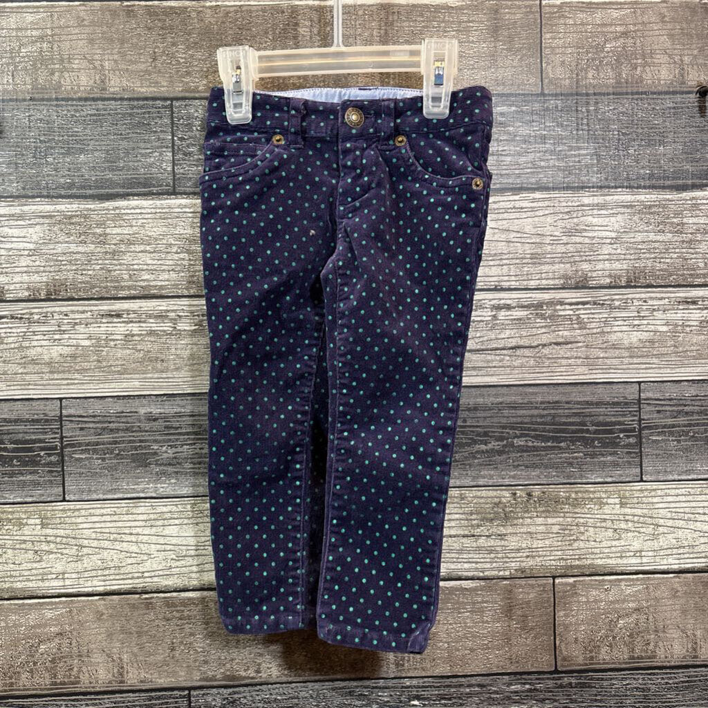 RALPH LAUREN DOTTED CORDUROY PANTS 2