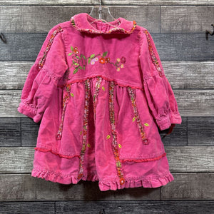 OILILY LS EMBROIDERED CORDUROY DRESS 2