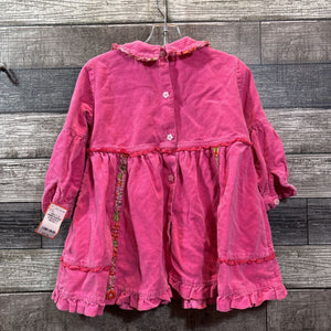 OILILY LS EMBROIDERED CORDUROY DRESS 2