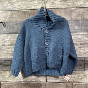 BOXY ROLL NECK CARDIGAN SWEATER 2/3