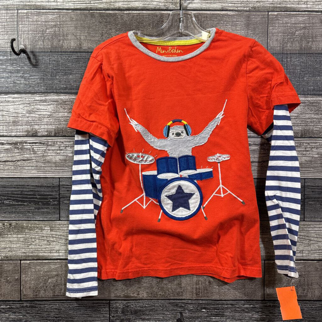 MINI BODEN LS APPLIQUE T-SHIRT 9/10