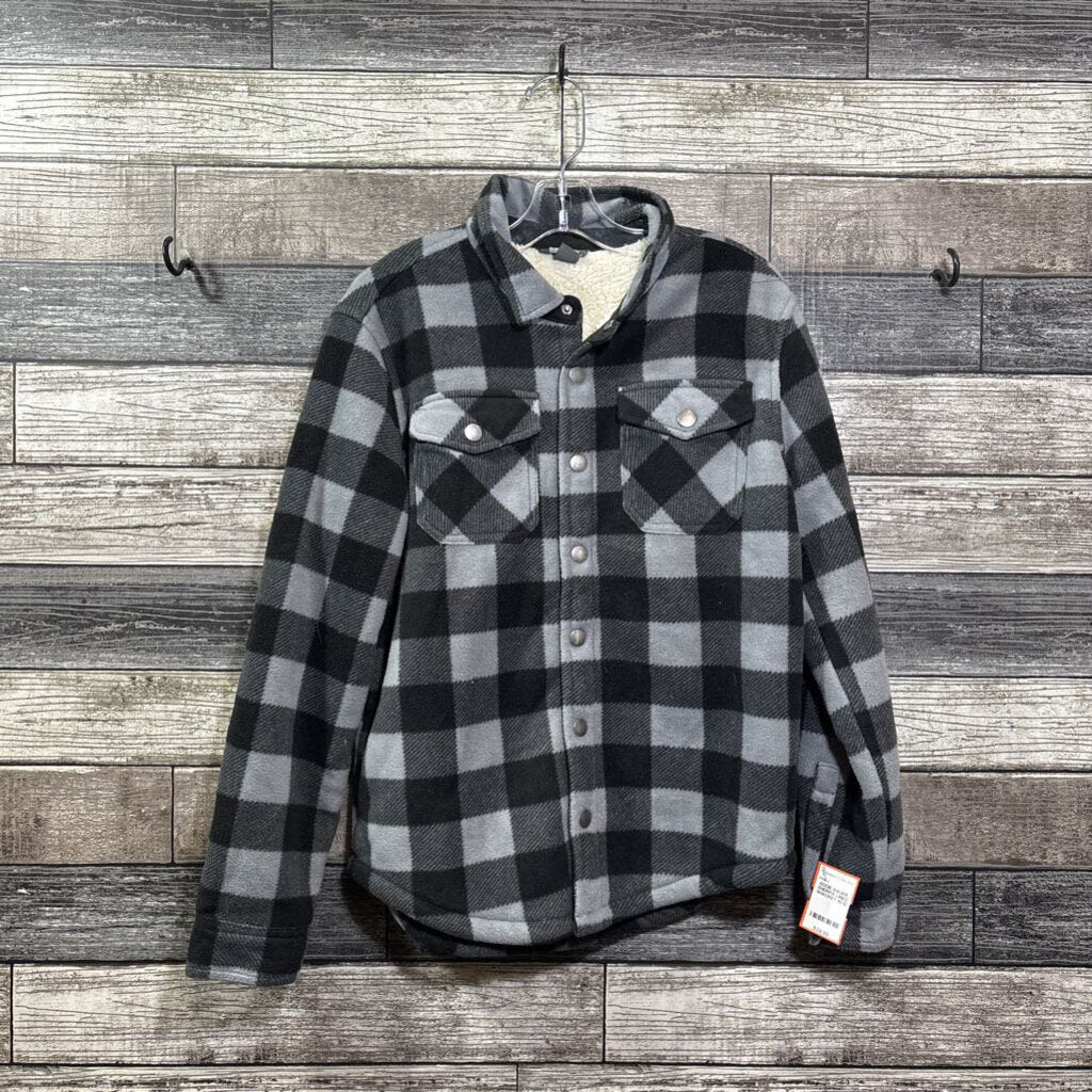 EDDIE BAUER SHERPA LINED SHACKET 10/12