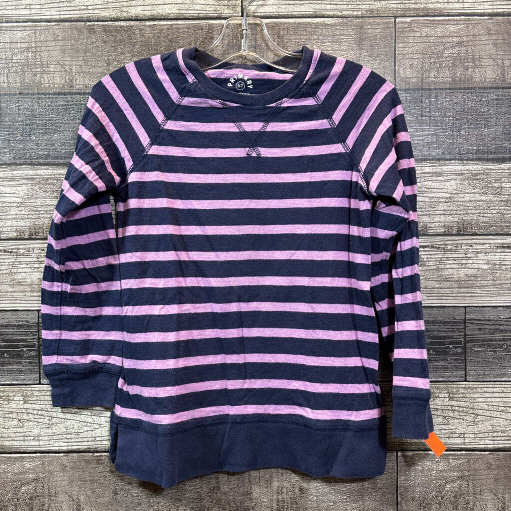 PRIMARY LS STRIPED T-SHIRT 6/7