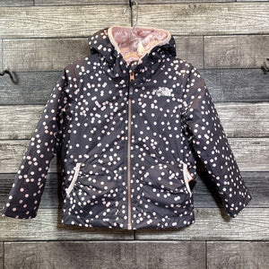 NORTH FACE REVERSIBLE FLEECE / PUFFER HOODED COAT 3