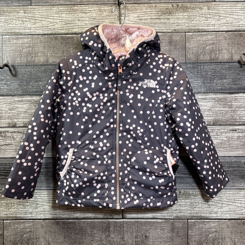 NORTH FACE REVERSIBLE FLEECE / PUFFER HOODED COAT 3