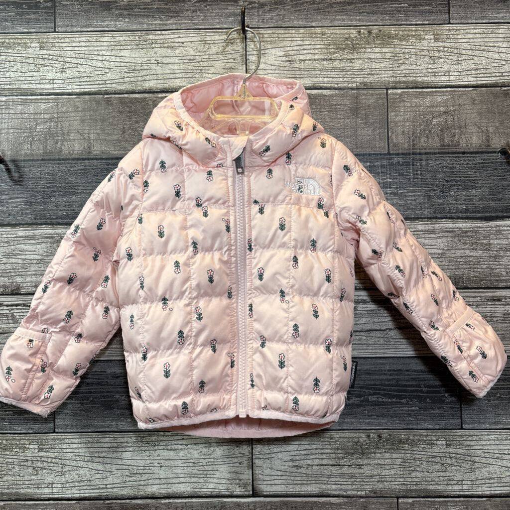 NORTH FACE HOODED THERMOBALL PUFFER JACKET 6- 12 MO
