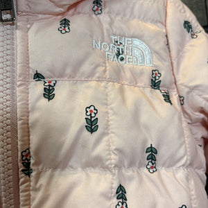 NORTH FACE HOODED THERMOBALL PUFFER JACKET 6- 12 MO