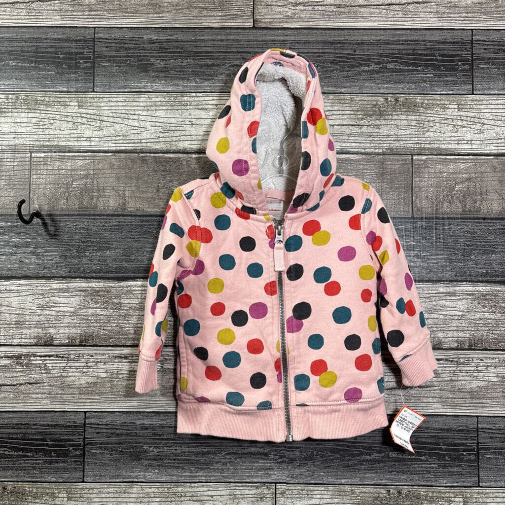 HANNA SHERPA LINED FULL ZIP HOODIE JACKET 75 / 12-18 MO