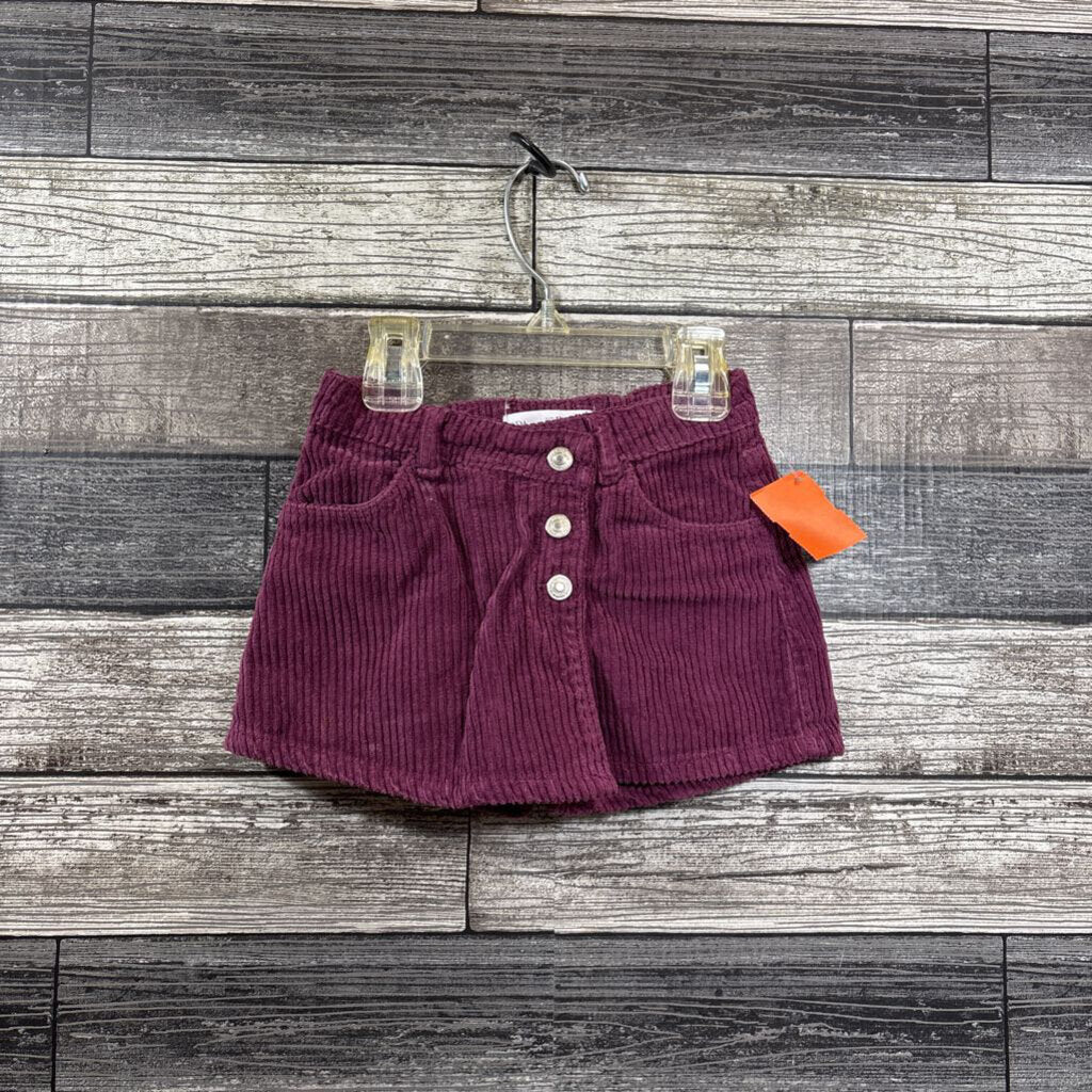 ZARA CORDUROY SKORT 18-24 MO