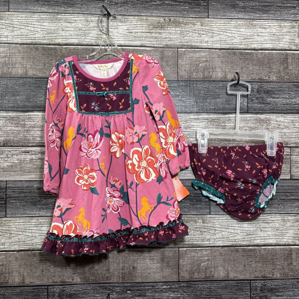 MATILDA JANE 2PC LS DRESS + BLOOMERS 18-24 MO
