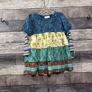 MATILDA JANE LS TIERED DRESS 18-24 MO