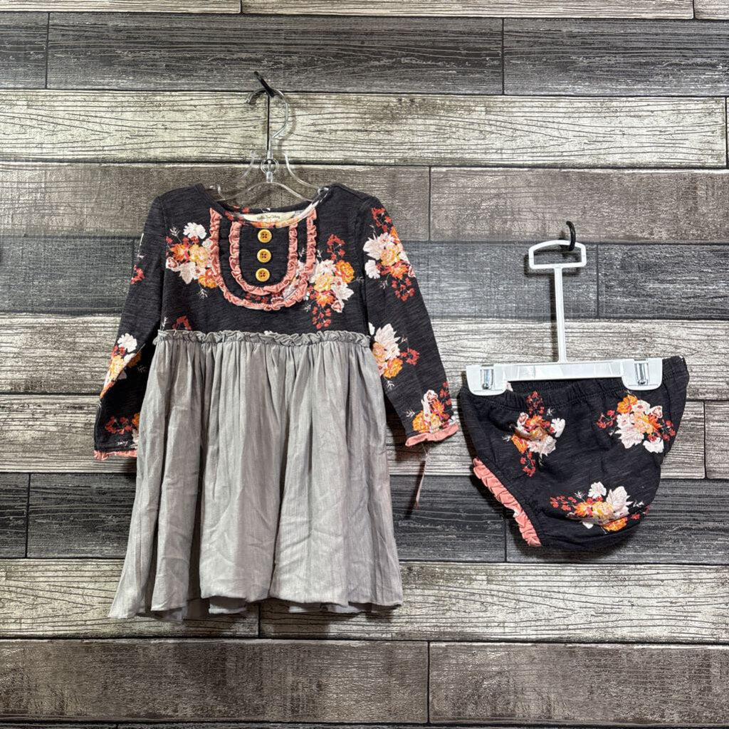 MATILDA JANE 2PC LS DRESS + BLOOMERS 18-24 MO