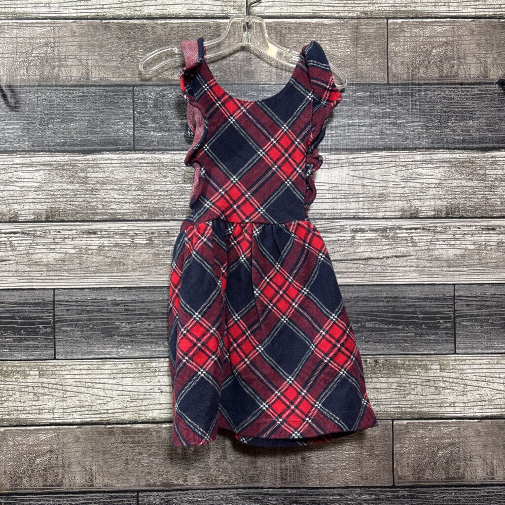 JANIE & JACK PLAID JUMPER DRESS 18-24 MO