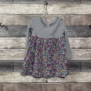 TEA LS COTTON DRESS 18-24 MO