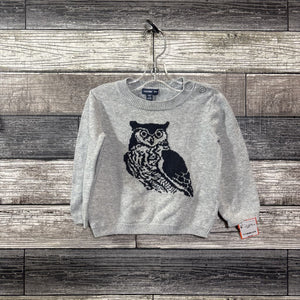 GAP OWL SWEATER 12-18 MO