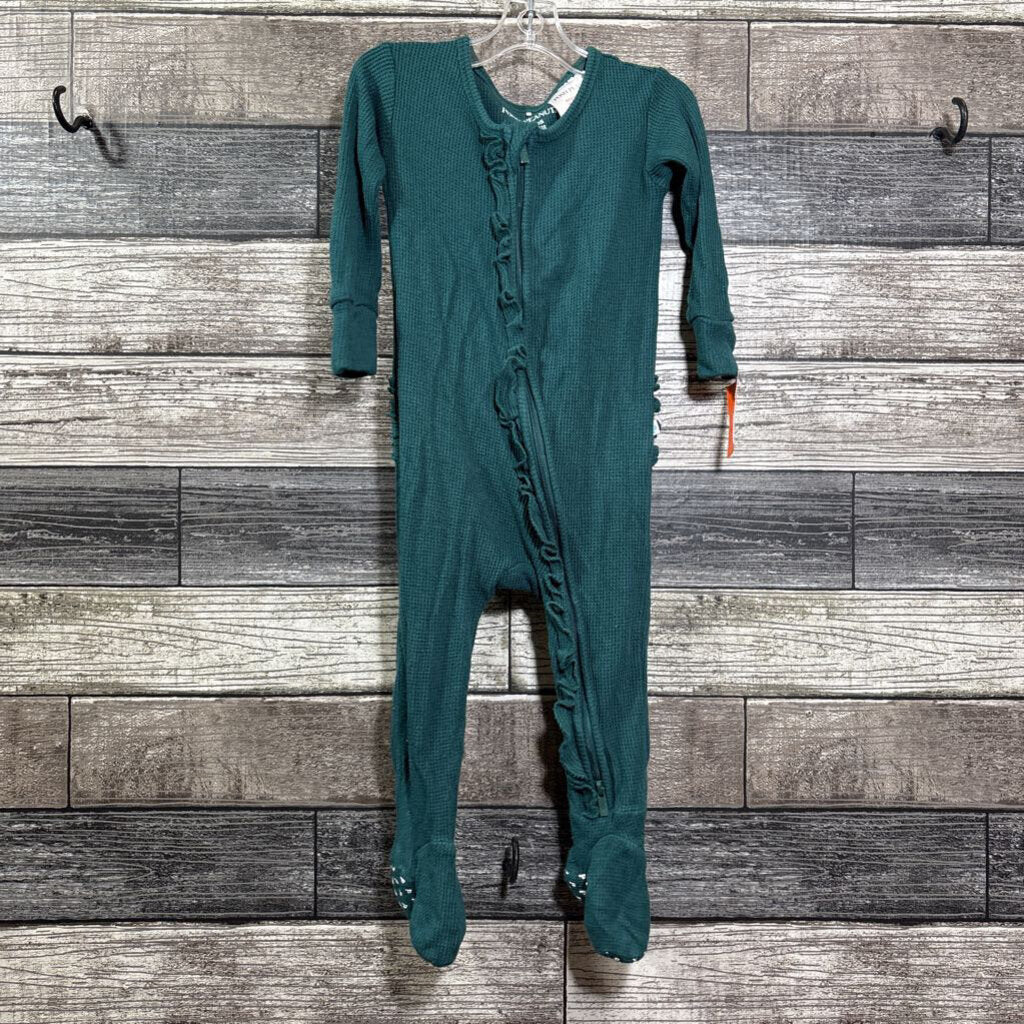POSH PEANUT BAMBOO FOOTIE PJ 12-18 MO