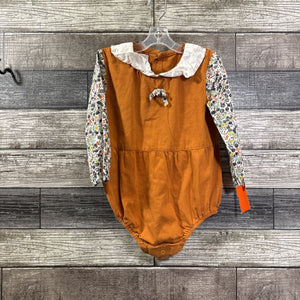KIDS + BABY LS SHORT ROMPER 18-24 MO